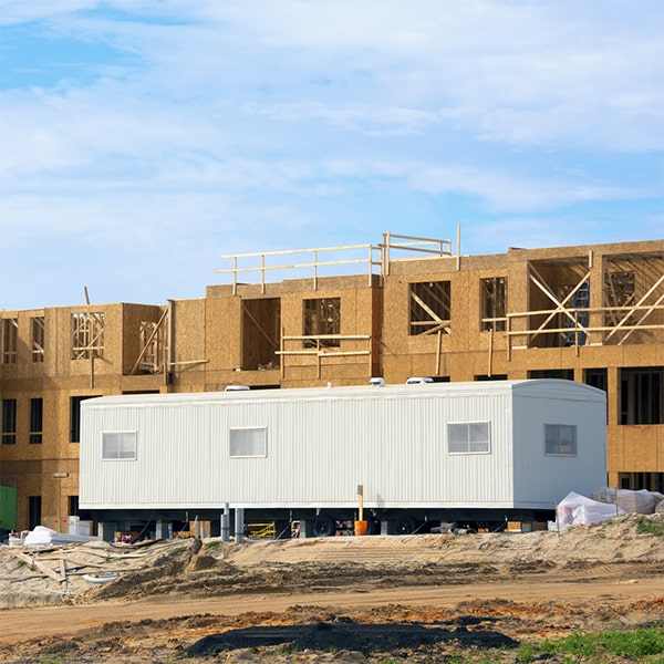 our construction site office trailers meet all building codes and regulations for safety and quality